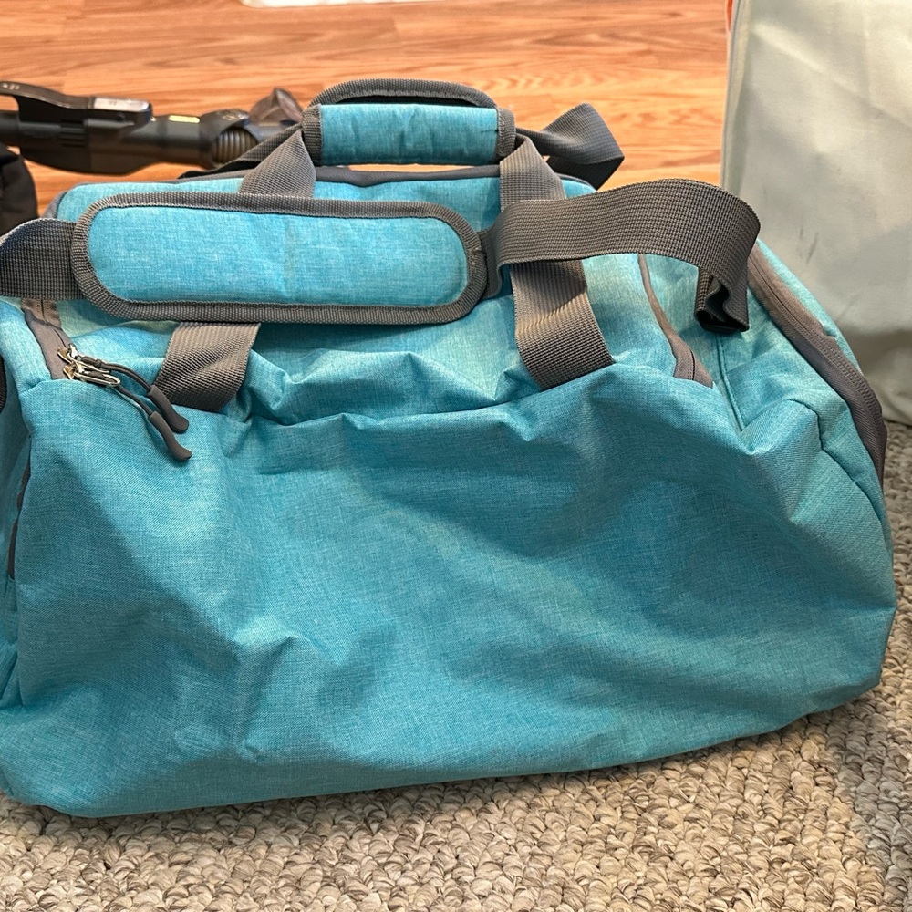 Blue Duffel Bag